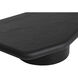 Detti 47.25 X 31 inch Matte Black Outdoor Coffee Table